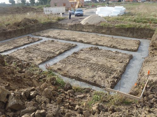 Fondations de maison